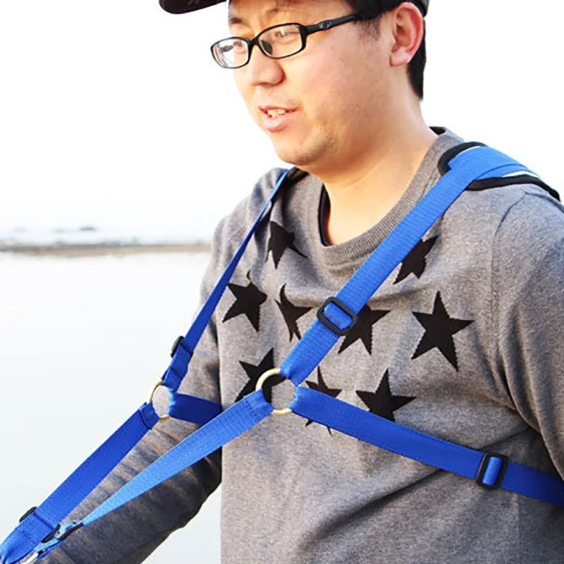 Details about   Fishing Vest Fishing Belt Adjustable Shoulder Harness Tackle Equipment 