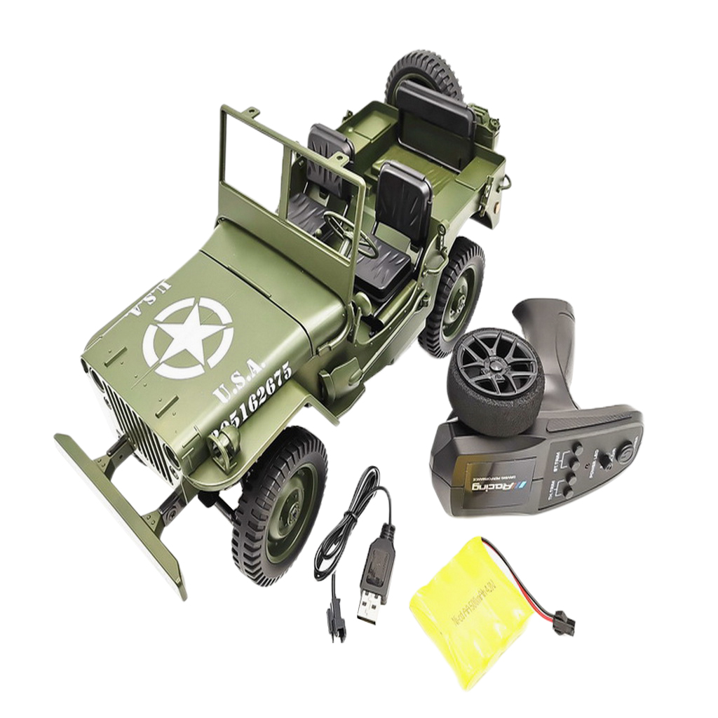 1/10 4WD 2.4G Remote Control RC Truck Buggy Car Jeep C606 with Accessories