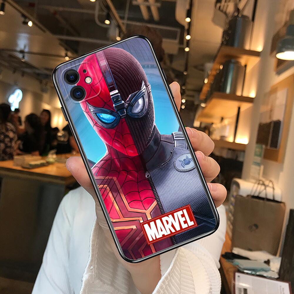 Чехлы для телефонов my hero Человек-паук для iphone 13 Pro Max 12 11 Pro  Max 8 PLUS 7 PLUS 6S iphone XR X XS mini | AliExpress