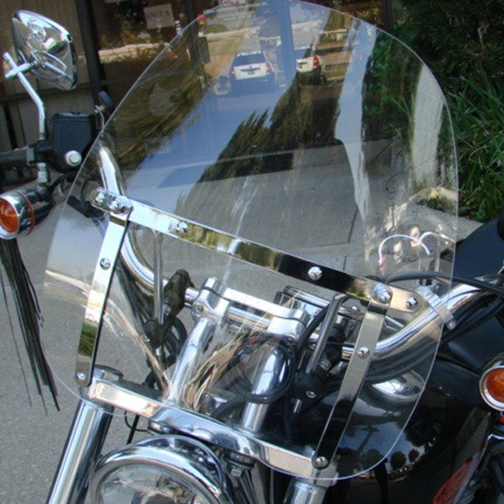 19''x17'' Clear Windshield for Honda  Shadow Spirit Valkyrie VTX VT ACE 600 750 1100 Cruiser