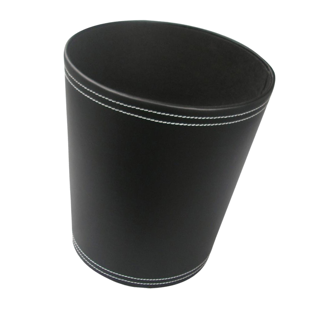 Black/Coffee Kitchen Bathroom Bedroom Office Wastebasket Garbage Bin Trash Can Waste Storage Basket