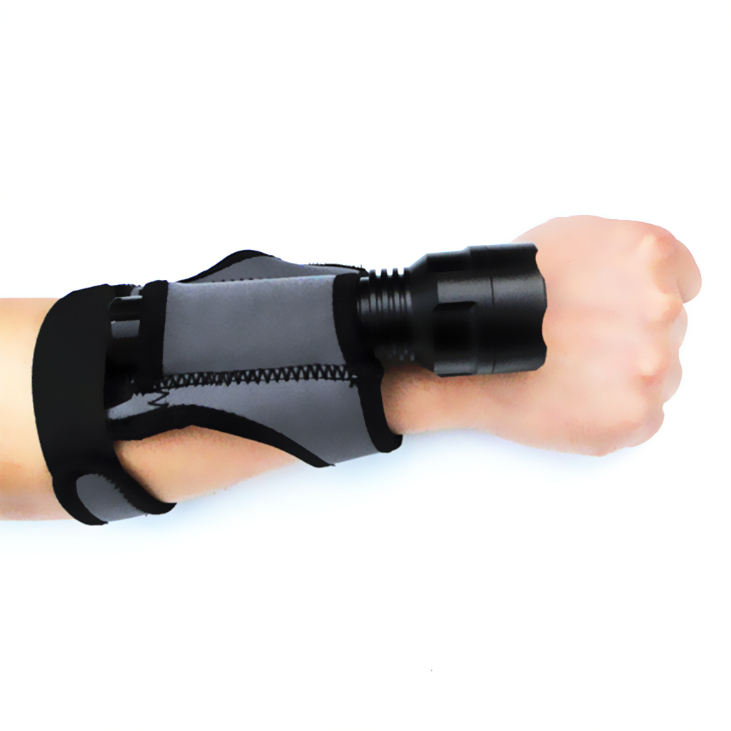 Hand and Arm Strap Adjustable Soft Hand Mount for Led Flashlight Dive Lights Scuba Torch