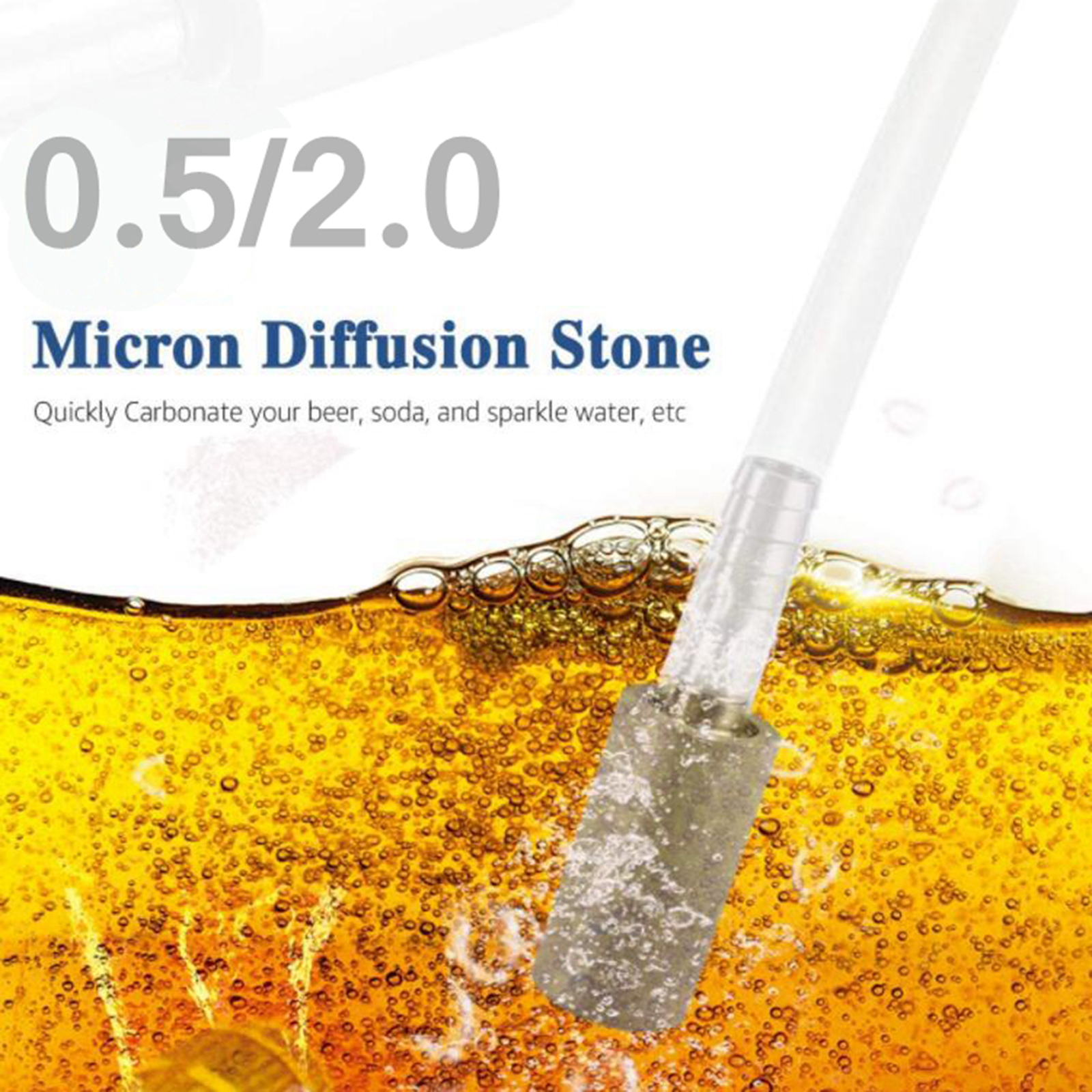 Stainless Steel Beer Wine Carbonating Diffusion Aeration Air Stone Homebrew