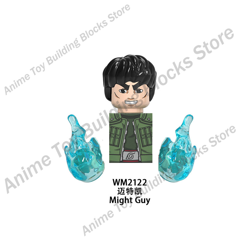 WM6109 Naruto building blocks Bricks assembly Kakashi Sasuke Uchiha Madara Anime Mini Action Figures Heads Toys kids Gifts