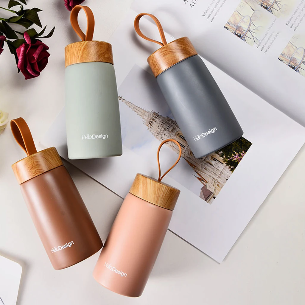 Coffee Mug 304 Stainless Steel Tumbler Water Vacuum Flask Mini Water Bottle Portable Travel Mug Thermal Cup