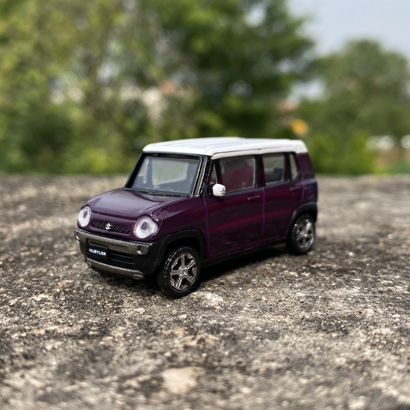 1:64 Diecast Toy Vehicles Mini 5cm SUZUKI HUSTLER Plastic Model Car Ornaments Toddler Boy Toys