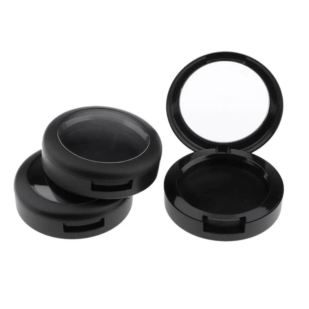 3x Empty Loose Powder Eyeshadow Case Makeup Blush Box DIY Cosmetic Container