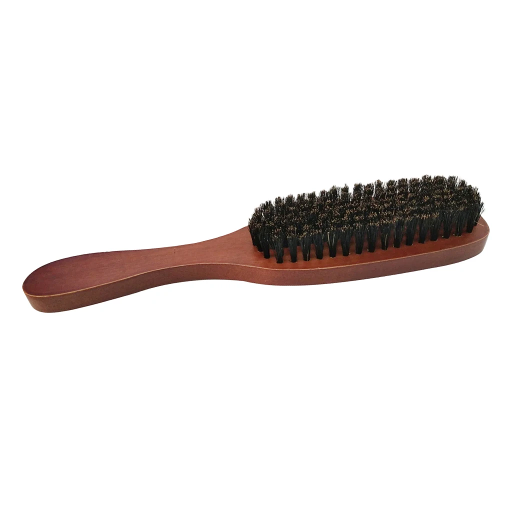 Men`s Beard Brush Facial Cleaning Grooming Hair Brush Wooden Mustache Comb Beard Cleaning Brush Shaving For Men