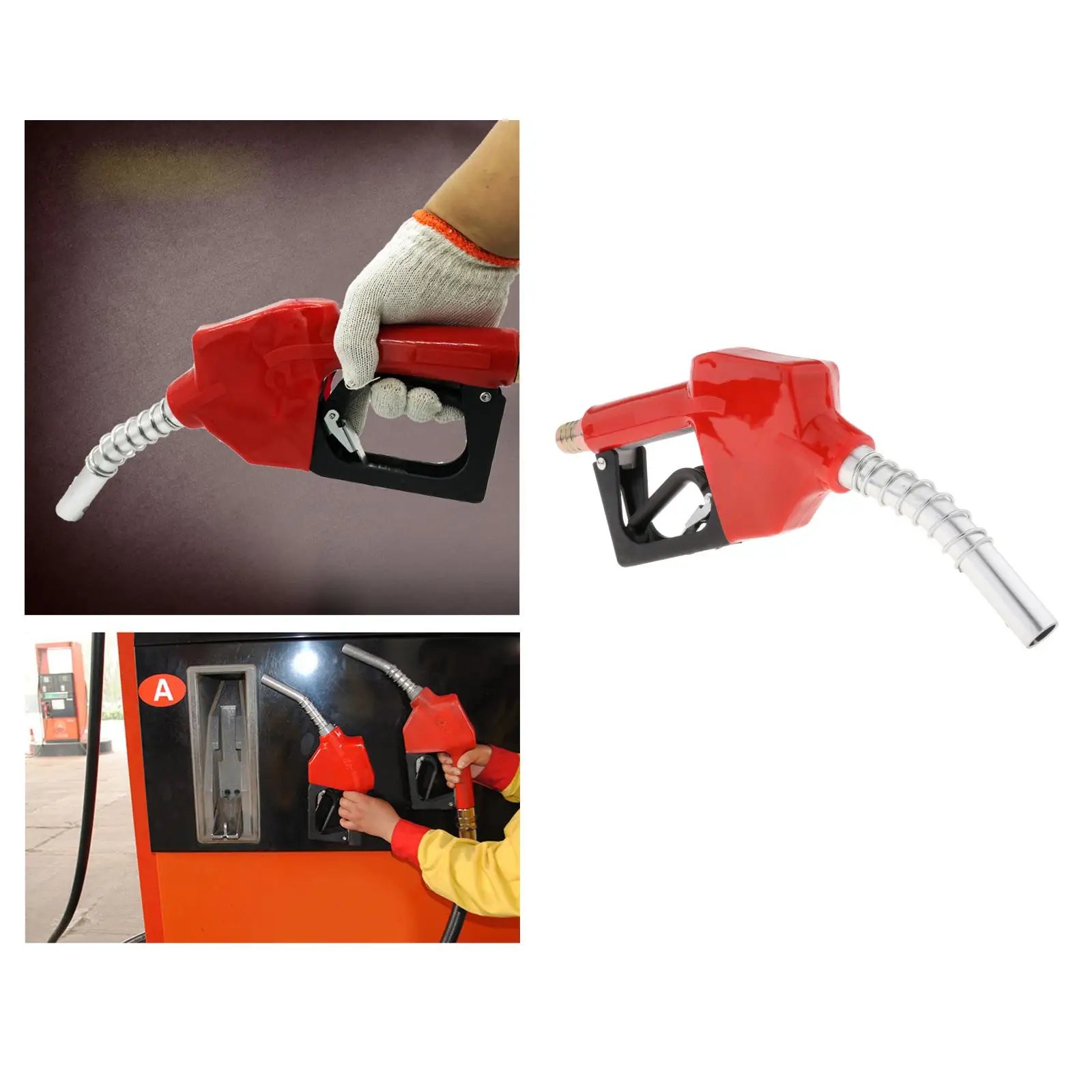 Aluminum Automatic Fuel Nozzle Dispenser Petrol Refilling Heavy Duty 0.18MPa