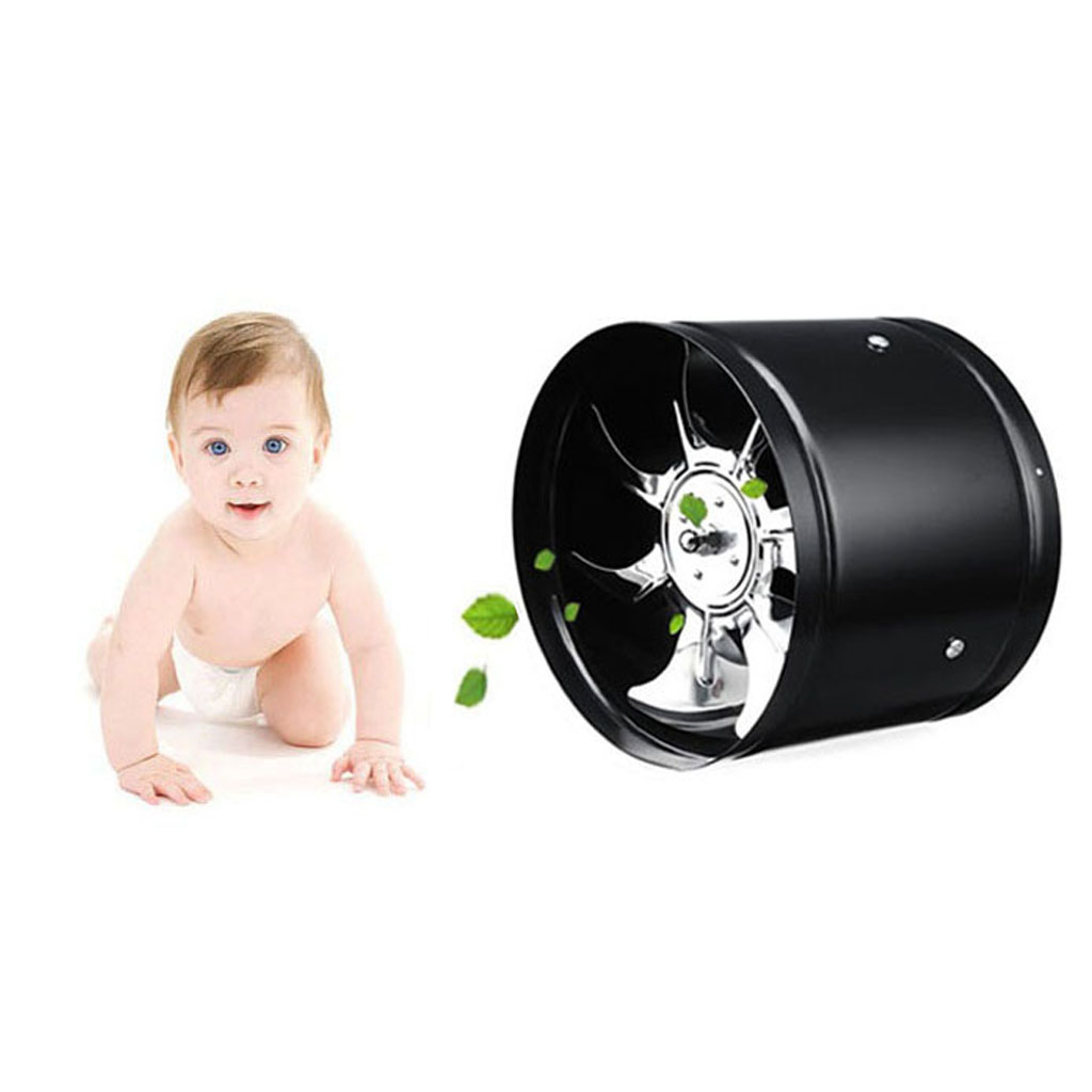 6' Exhaust Vent Fan Inline Duct Blower Grow Tent Ventilation Hydroponic