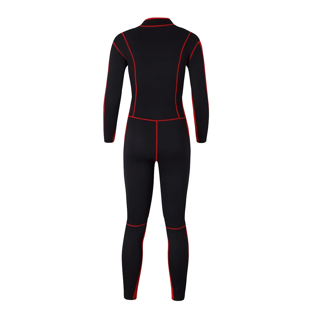 Full Body Cover Thin Wetsuit, Long Sleeves Sport Dive Skin Suit, for Swimming, Scuba Diving, Snorkeling for Women & Teens Black