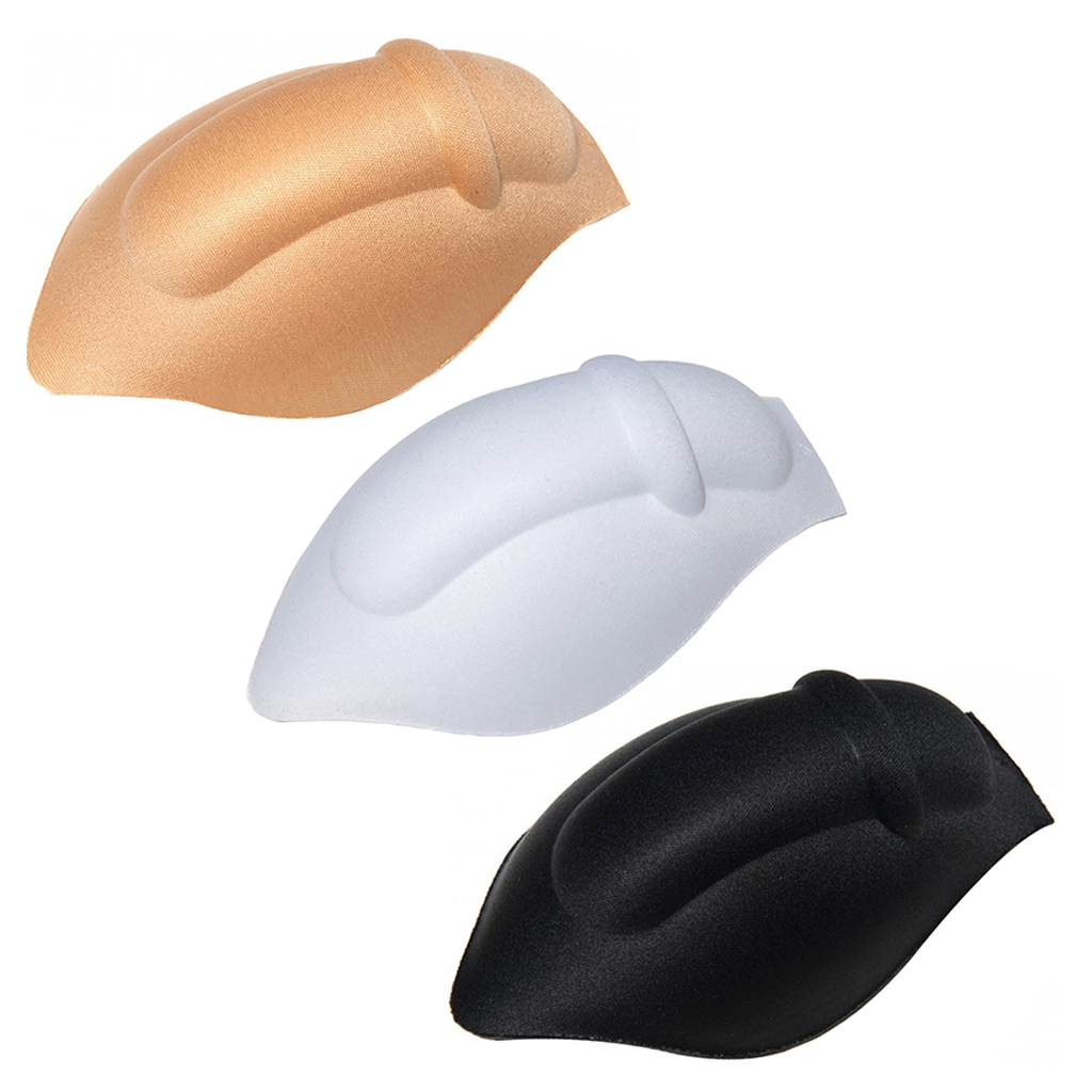 Men Enlarge  Pouch Pads, Sexy Swim Trunk Safety Sponge Mats Inside Swim Brief Shorts Underwear Coasters