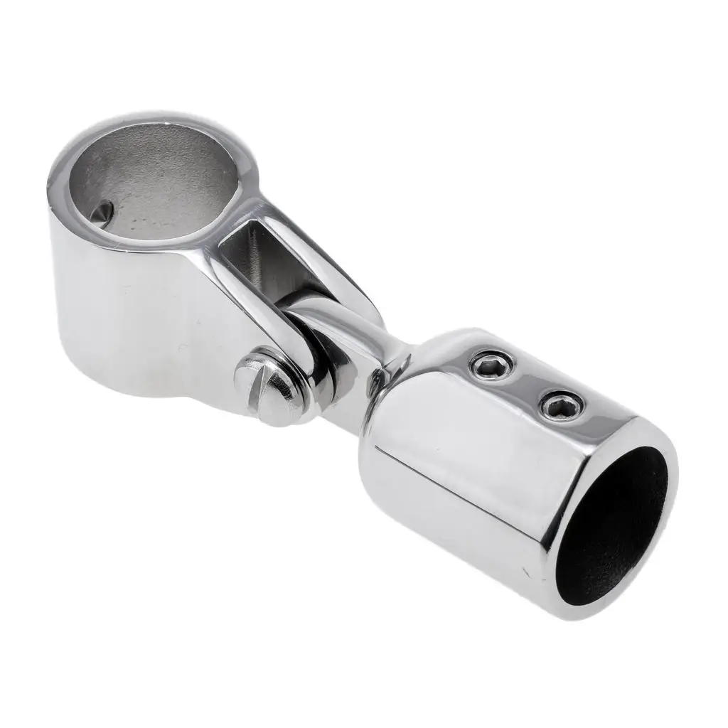 Marine Boat Awning Hand Rail Fitting 1 Inch (22mm) Elbow, 316 Stainless Steel Deck Hardware