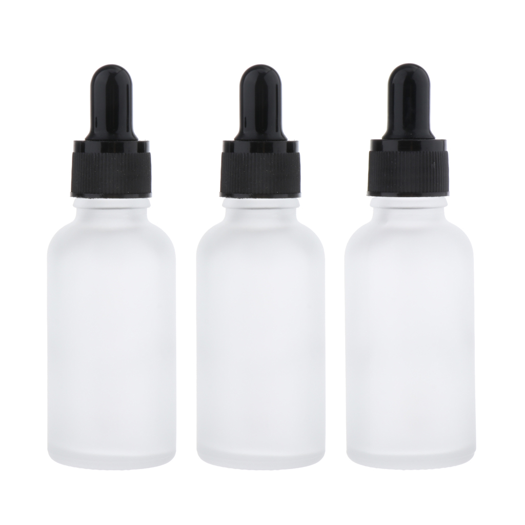 1oz Clear Glass Dropper Bottles Eye Dropping Pipette Essential Oils Vial 30x