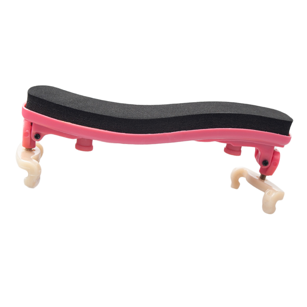 Adjustable Violin Shoulder Rest Pad Holder for 1/8 Size Violins Accessories Pink