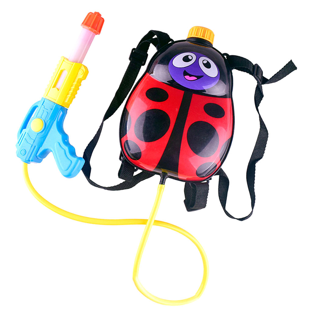 Water Gun Backpack Squirt Pool Toy Soaker Pressure Pump Spray Super Kids