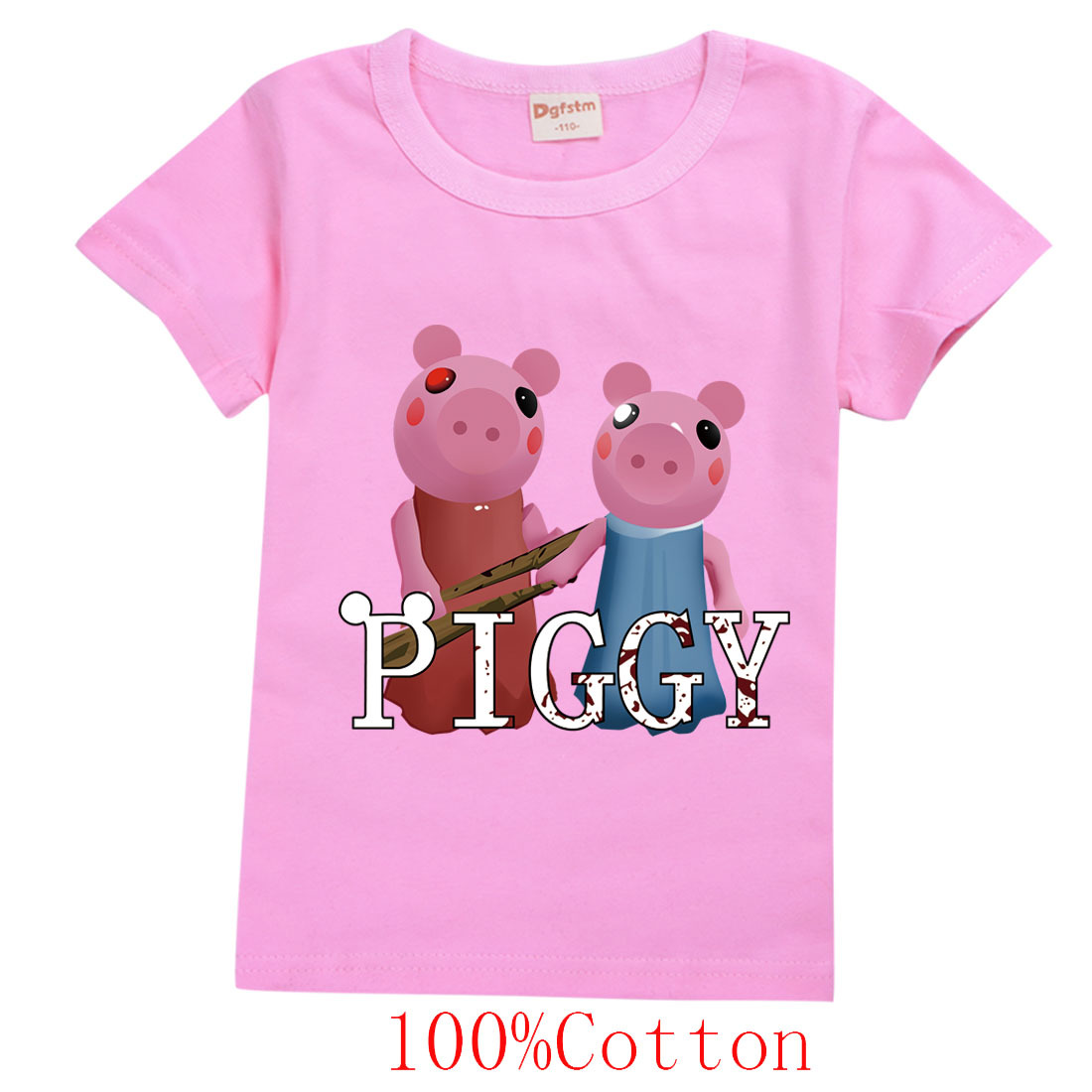 Roblox PIGGY short sleeved 4 12 years 