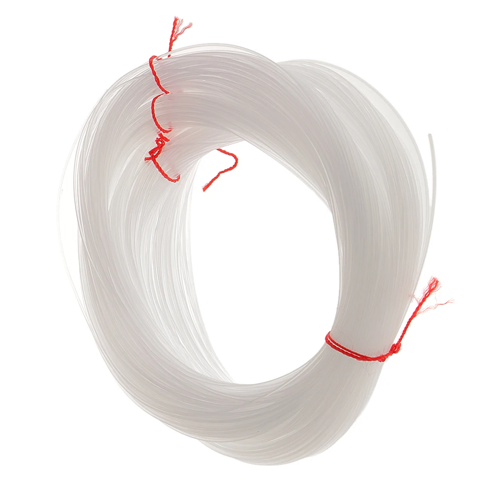 Mag 100 Meters Clear Nylon String Thread 1mm Dia. Fishing Line for Boat/Cast Fishing with the Thick Line Diameter -Clear