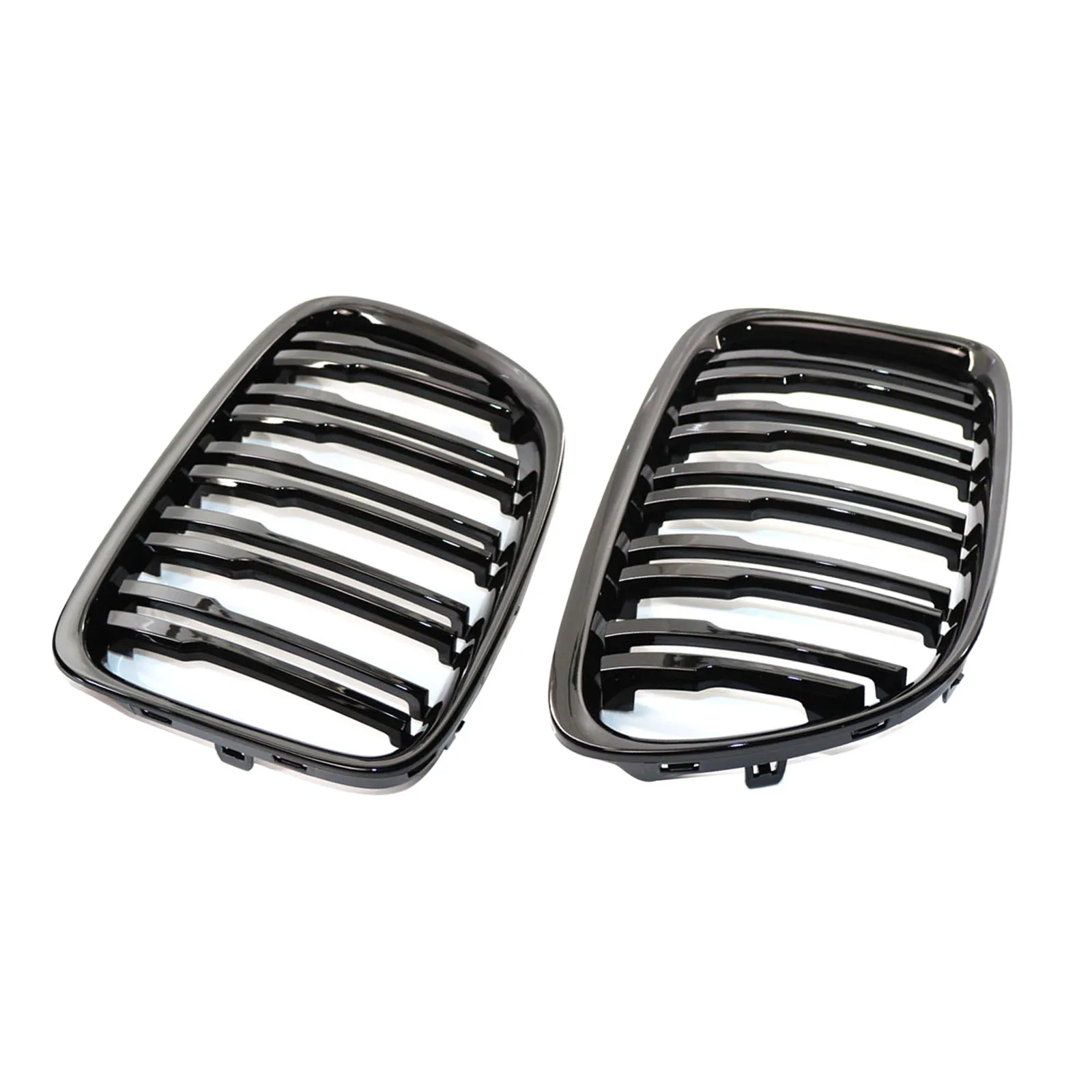 2pcs Front Grille Grill Cover Sport Hood for  X1 E84 11-16 51112993305 51112993308 51117347669 Parts Accessories