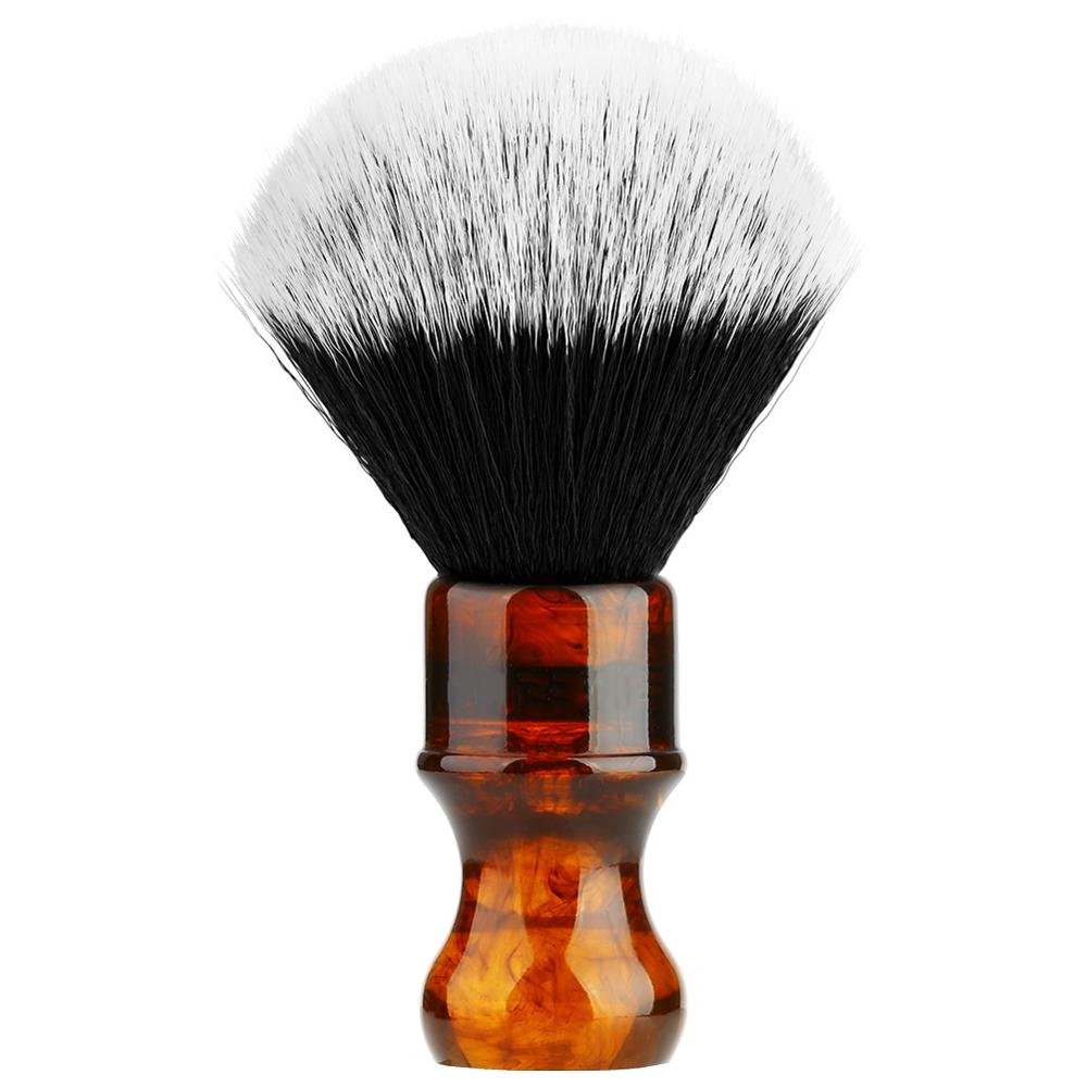 Best of Amber Shaving Brush Silvertip Synthetic Badger Hair With Resin Handle For Men Professional Wet Shaving (Knot 24mm) Amber Reviews & Tips