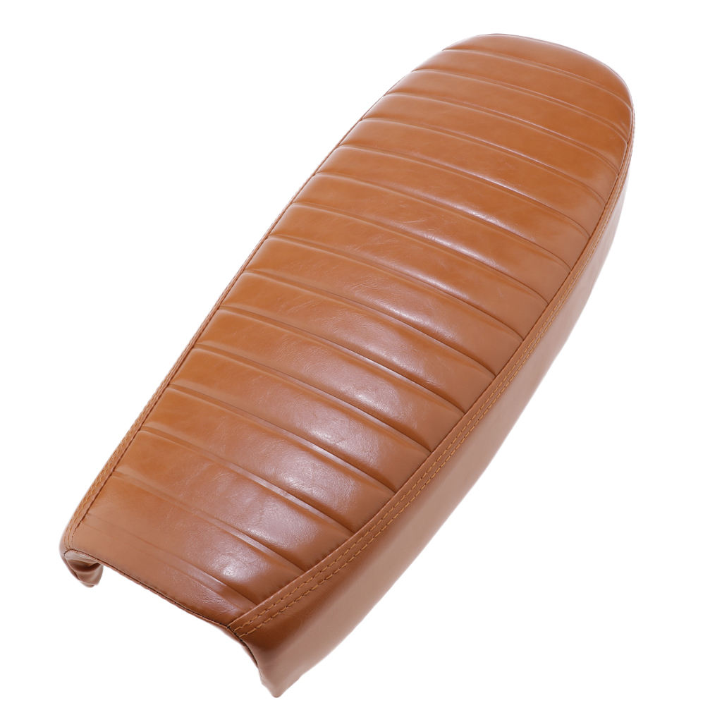 Cafe Racer Motorcycle Motorbike Seat Retro Scrambler Seats Universal Orange