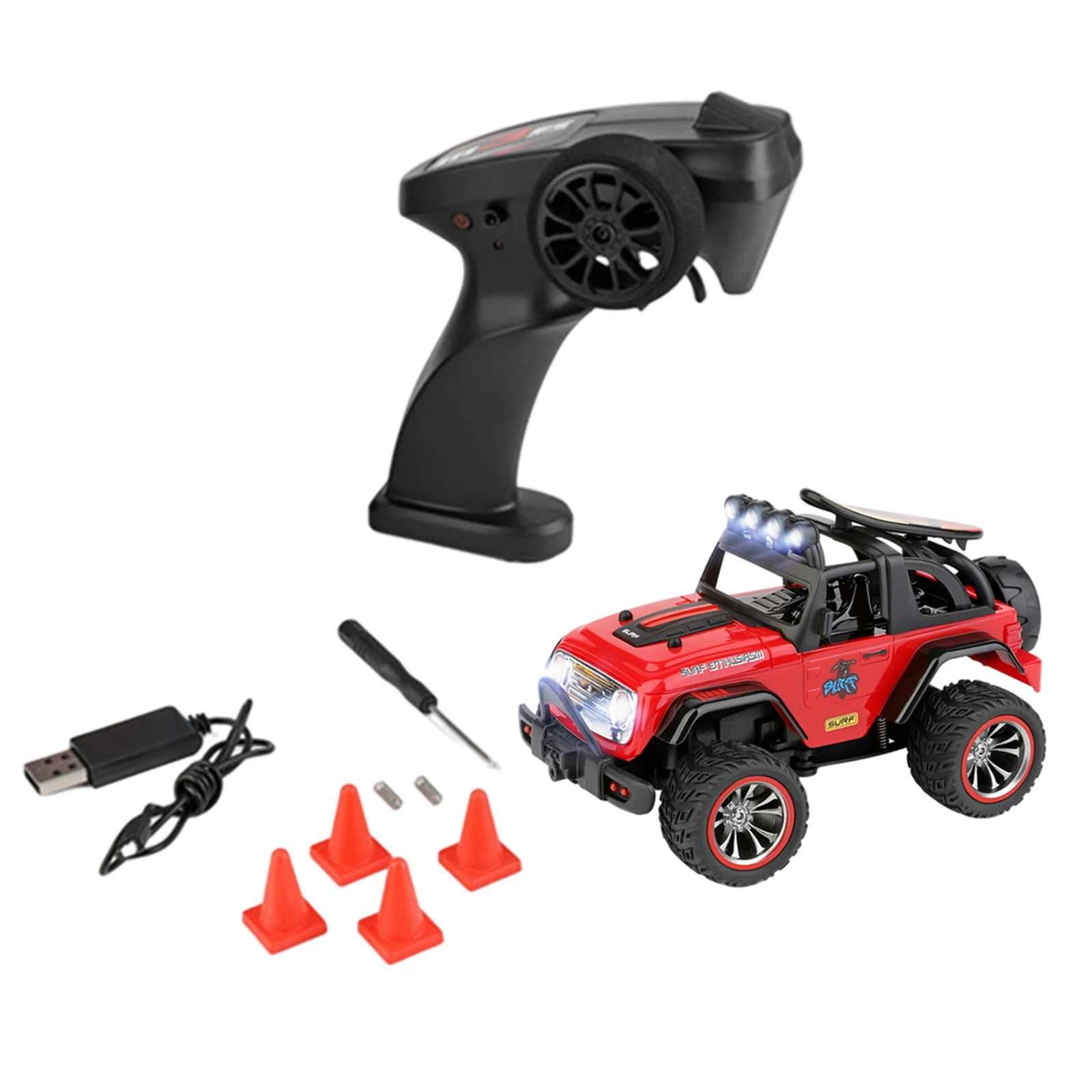 WLtoys 322221 RC Cars 1/32 Scale 2.4G 4WD High Speed Electric All Terrain Off-Road Rock Crawler Climbing Buggy RTR for Kids