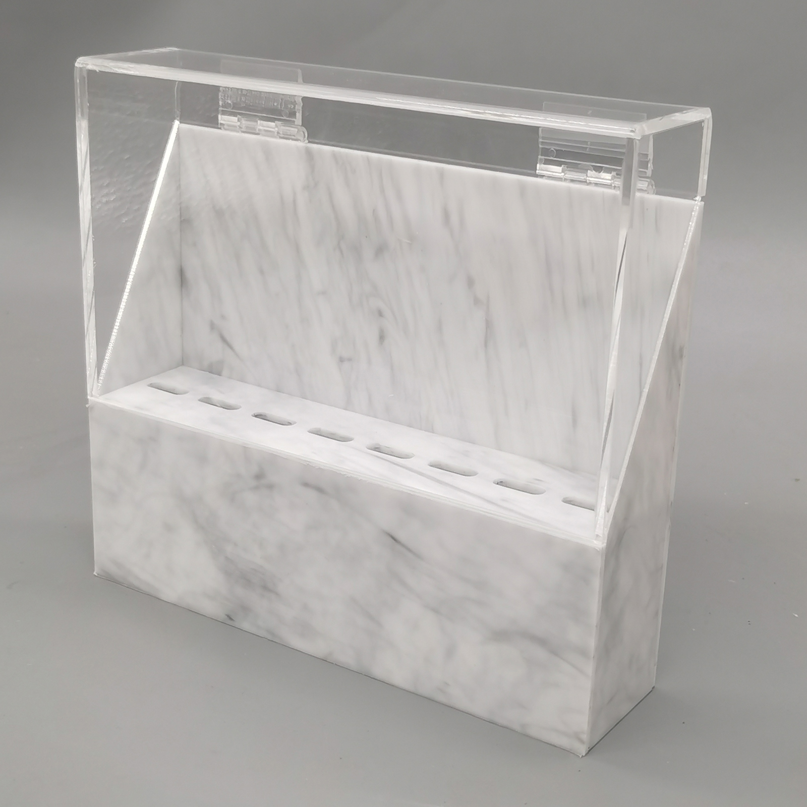 8 Hole Tweezer Storage Holder Eyelash Extension Accessories Acrylic Stand Shelf