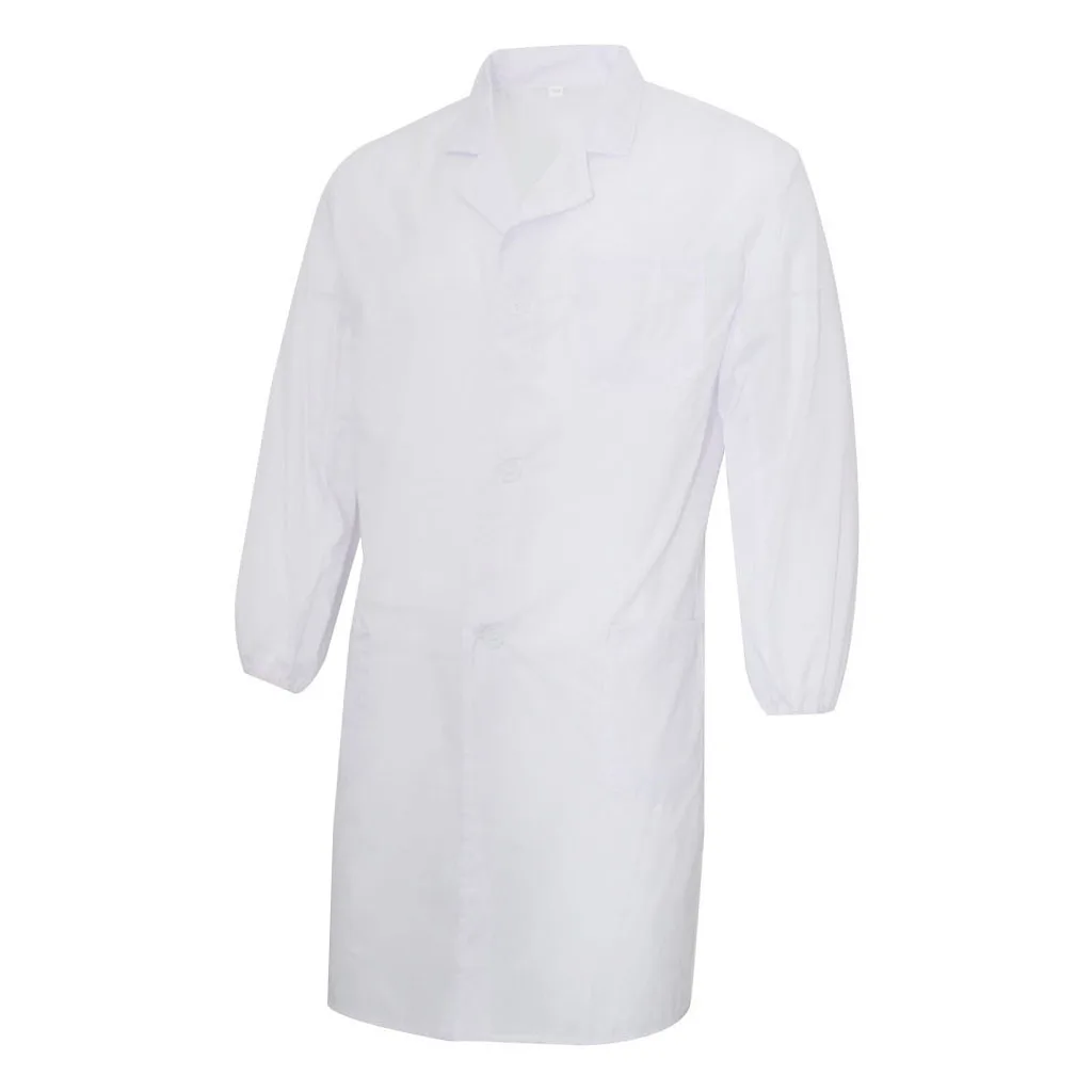 Unisex Lab Scrubs Uniform, Long Length Coat To Protect Clothing Inside