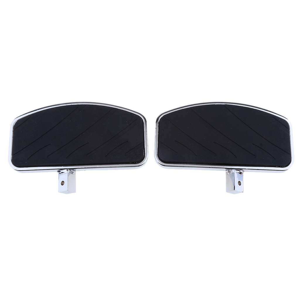 1 Pair Front Floorboards For Honda for  VF 250 750 for Yamaha V-STAR for DragStar 650 XV high quality metal and rubber