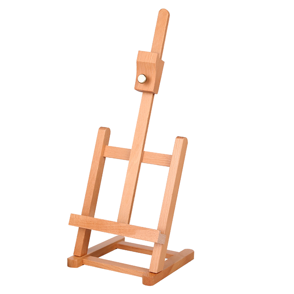 Wood Tabletop Display Easel for Artist Painting, Sketching, Displaying Photos,