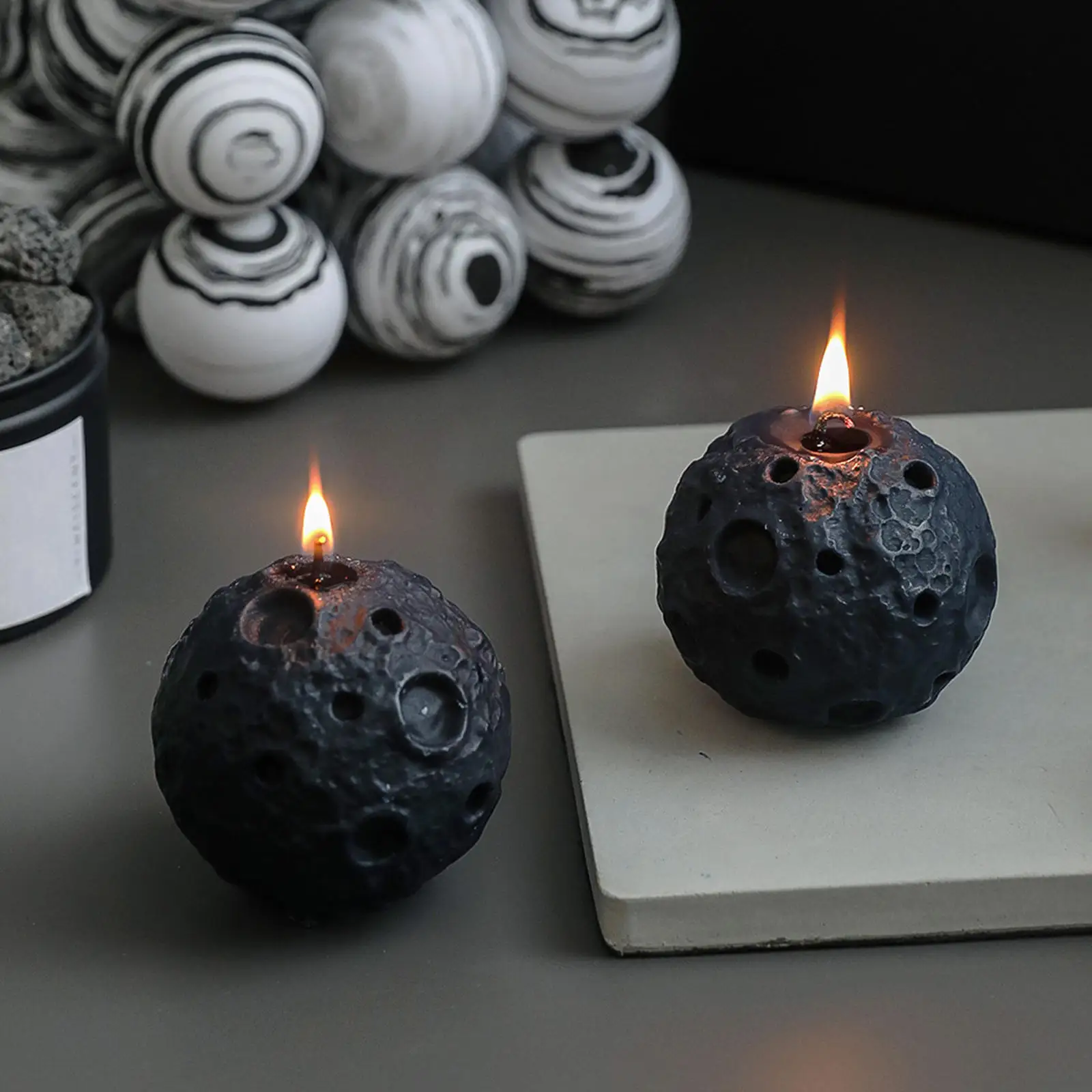 Scented Candles Moon Shape Aromatherapy Gift Photo Props Party Supplies