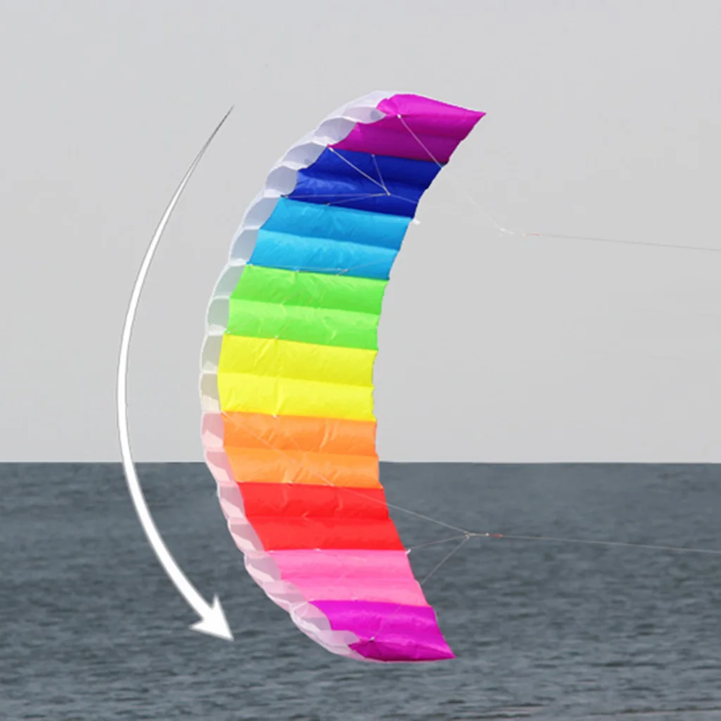 Stunt Power Kite Surfboard Dual Line Wing Parafoil Sommer Fallschirm Spielzeug 