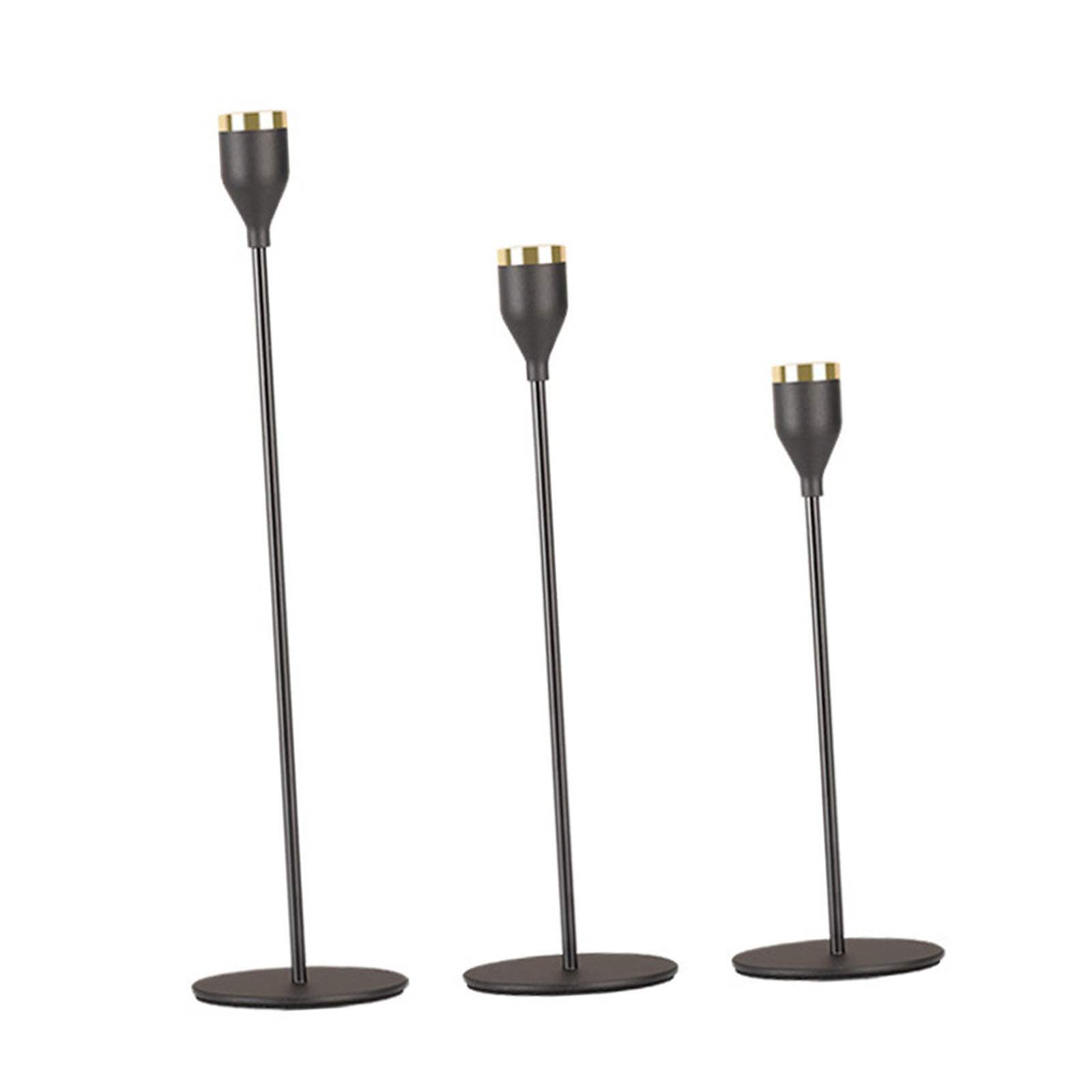 Metal Candle Holder Candlestick Tabletop Taper Candle Stand Wedding Decoration Candelabra Home Decor Table Candelabrum