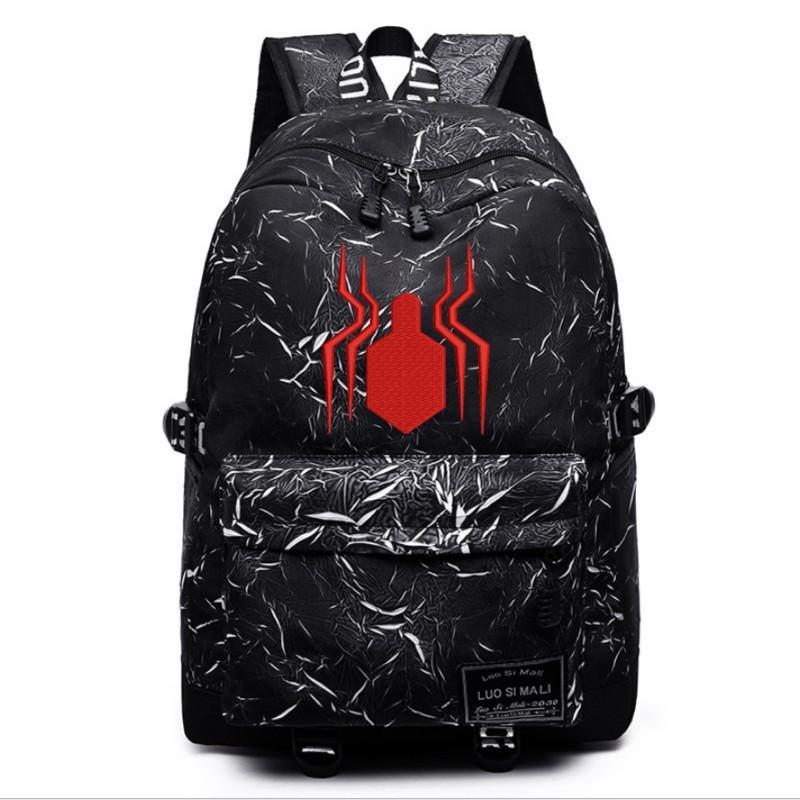 Genuine Disney Marvel Backpack Spiderman Captain America Capacity Backpack Travel Bag Men&Women Laptop Bag Mochila Escolar