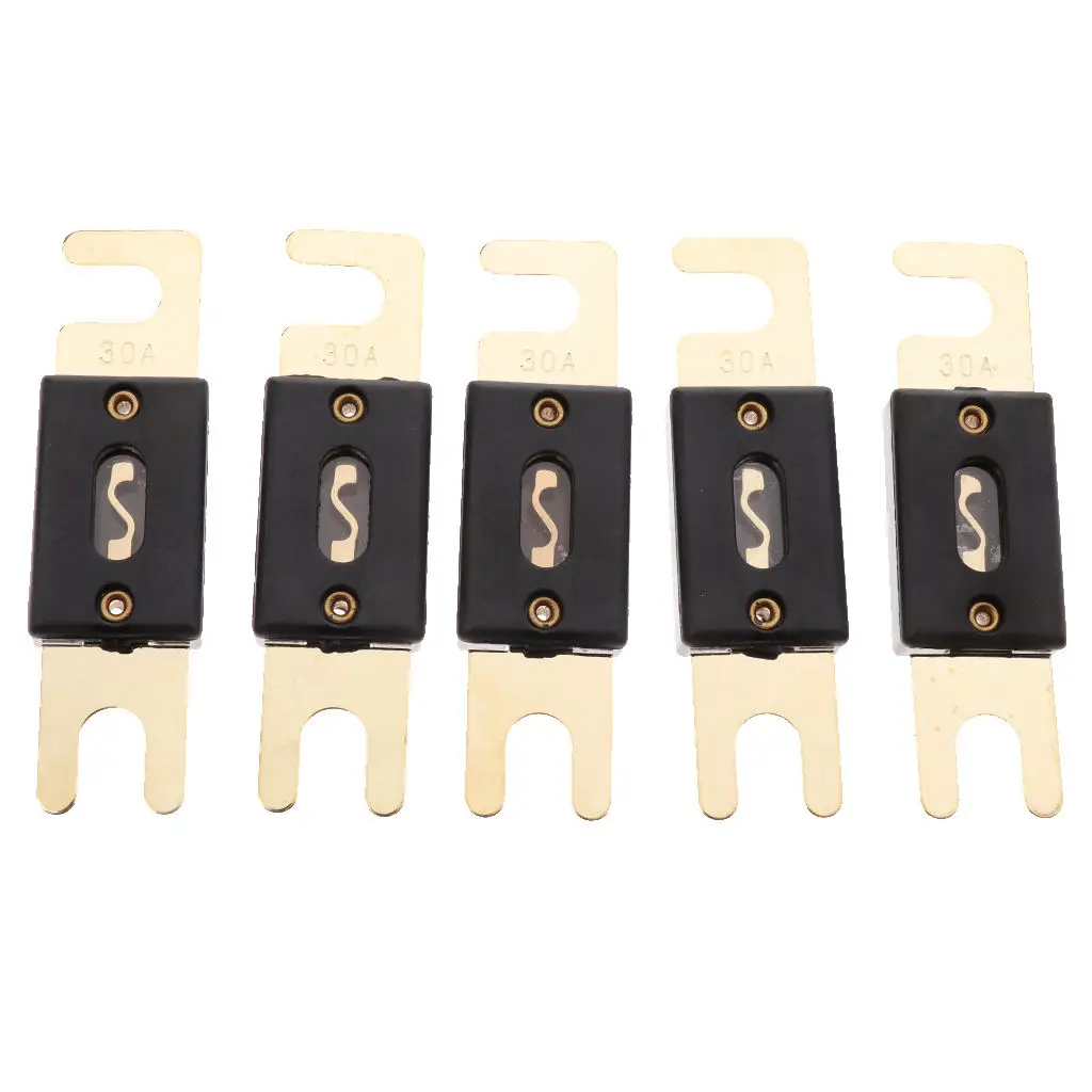 5 X ANL Fuse Holder Distribution For All 30 Ampere Electronics