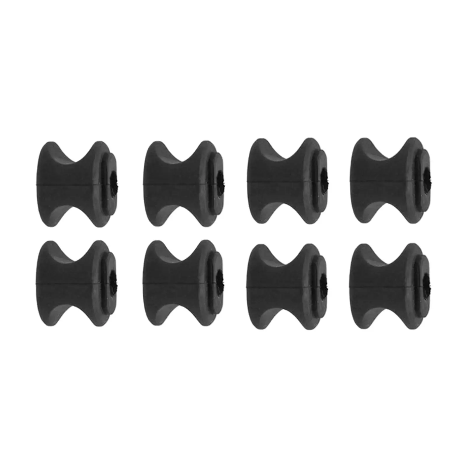 8x Rubber Rear Stabilizer Support Bushing Durable Fit for Benz S Class W221 10-13 Replacement Spare Parts ACC