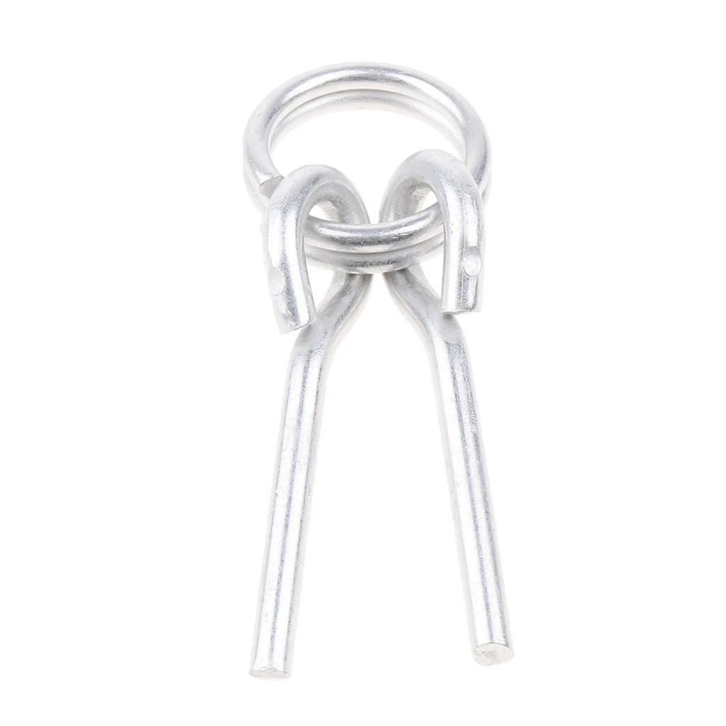 Aluminum Alloy Pole End Rings With 2 Pins - Aluminum Alloy Fits Inside Tent Awning Poles for Fishing Tents Beach Tent