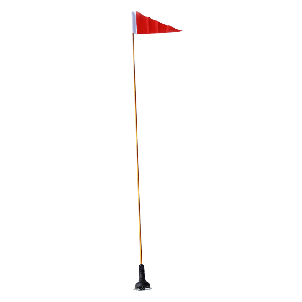 4ft Safety Flag with Rail Mounting Bracket for Marine Boat Kayak Canoe Yacht