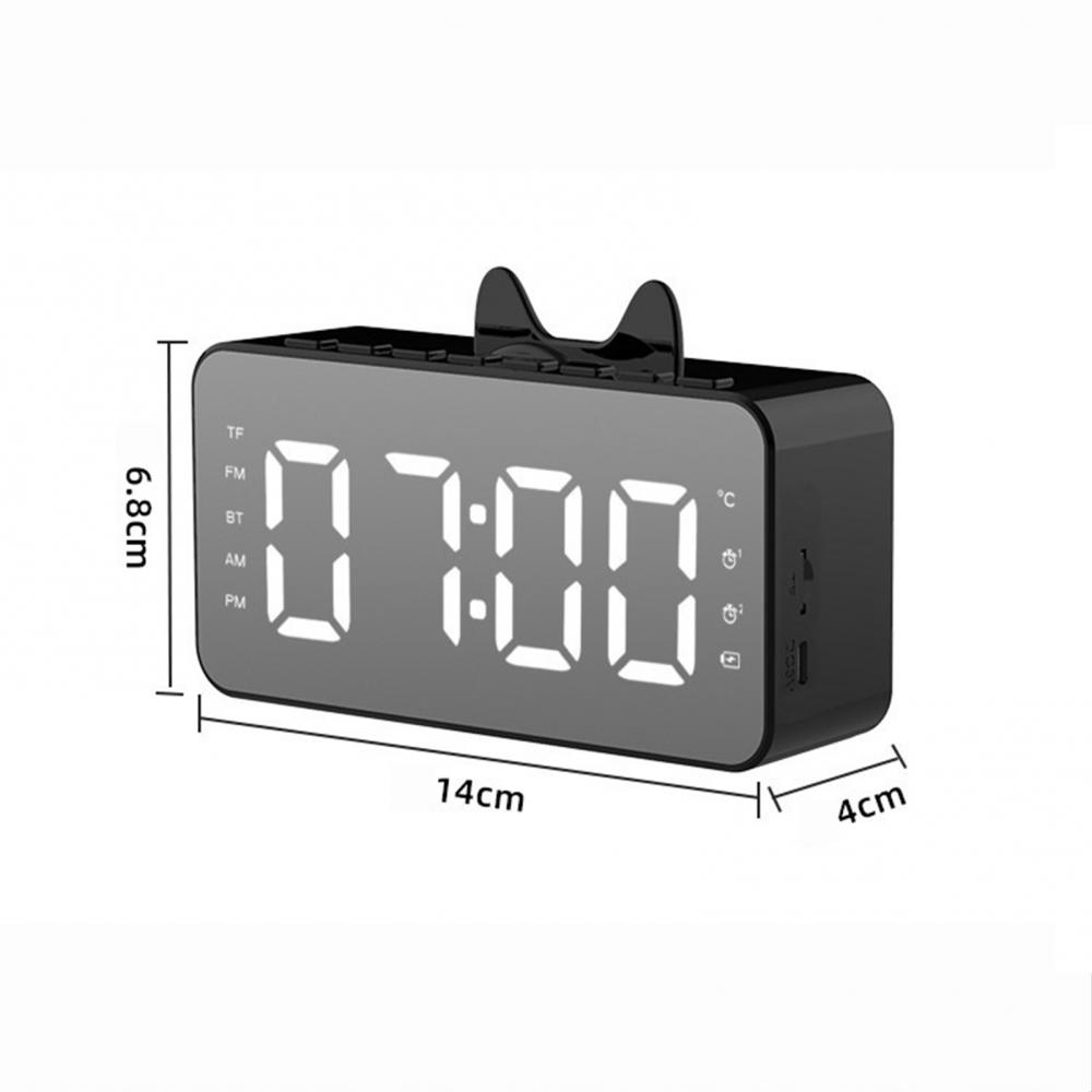 clock bluetooth digital speaker q9