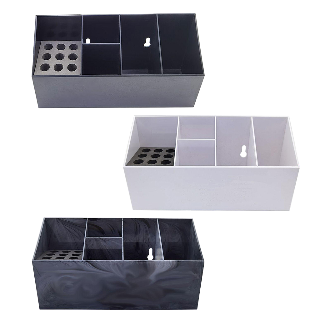 Hairdressing Tool Box Storage Case Clipper Hair Scissor Rack Organizer Barber Tools Holder