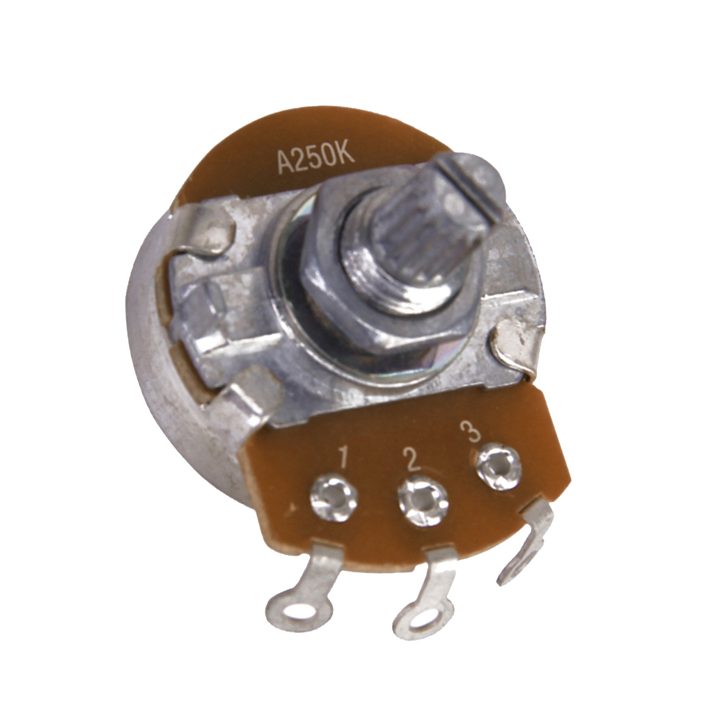 Audio Taper Potentiometer Mini 250K Volume Guitar Pot Supplies