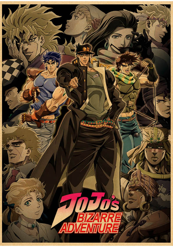 JOJO's Bizarre Adventure ポスター Плакат JoJo Bizarre Adventure | AliExpress