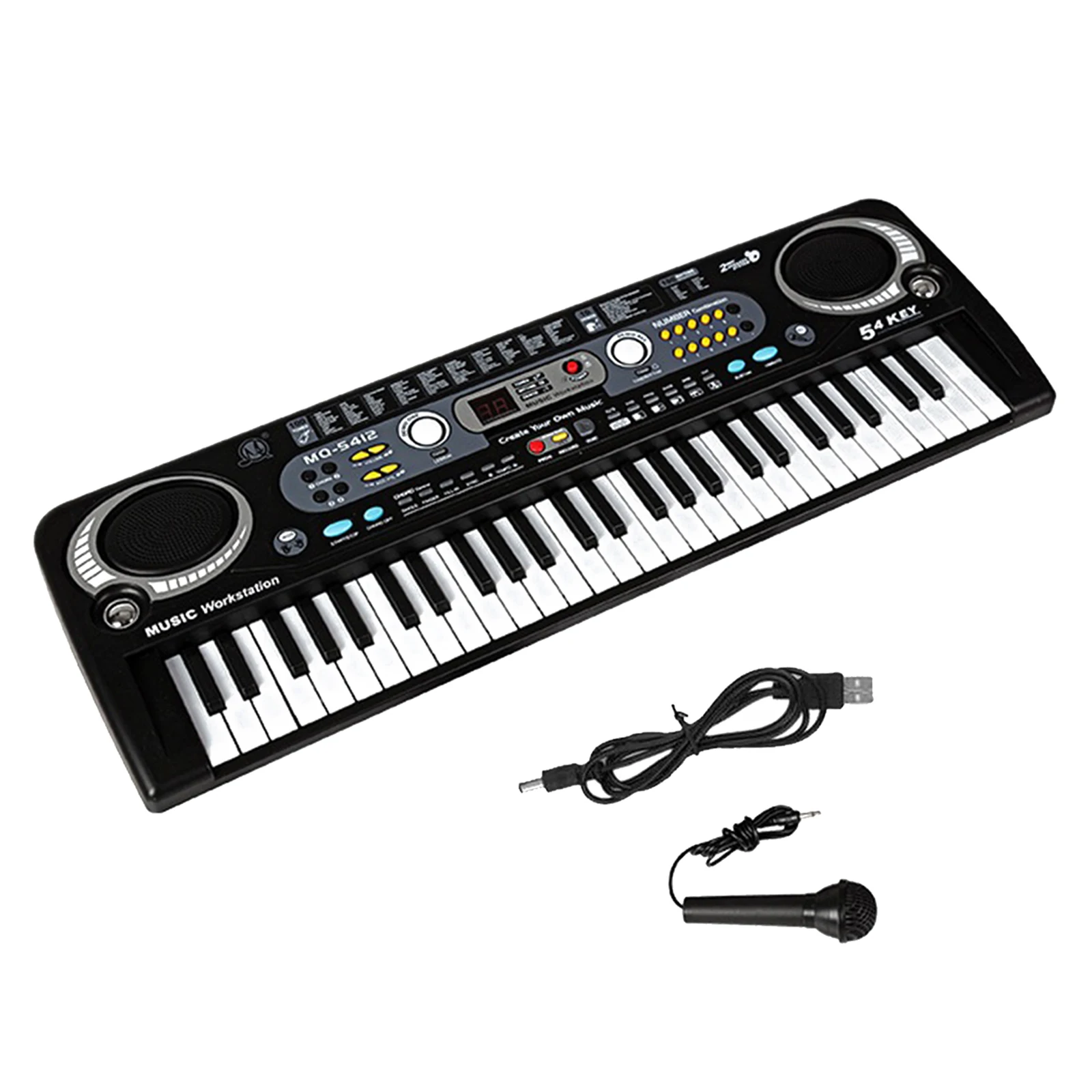 Musical Keyboard Piano 54keys Electronic Electric Digital Beginner Adult Gift 