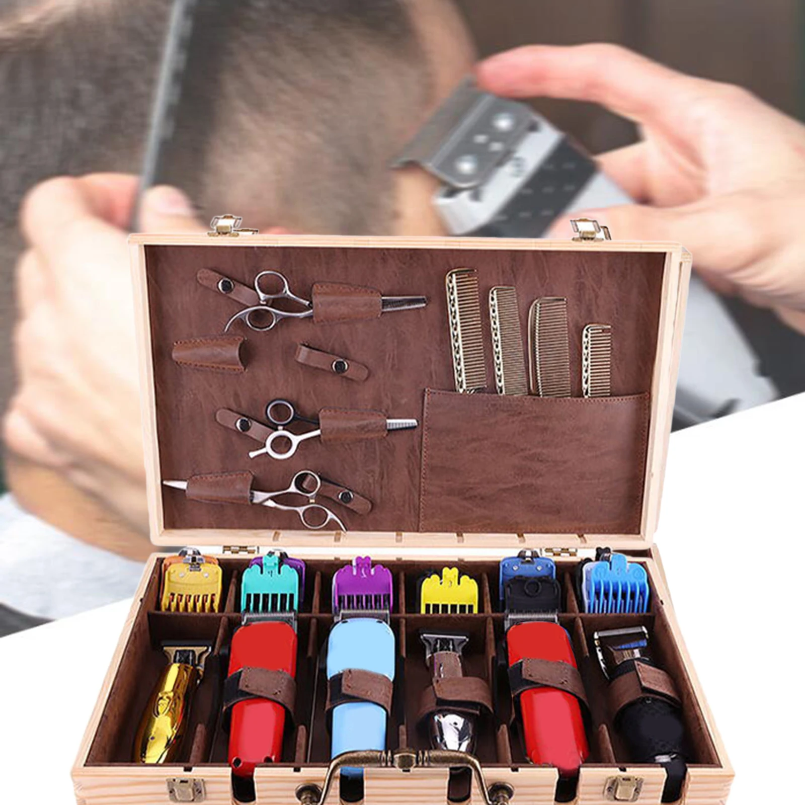 Barber Bag Travel Storage Bag Barber Accessories Cosmetology Supplies Salon Tools Organizer Hair Salon Equipment 45x8.5x26cm