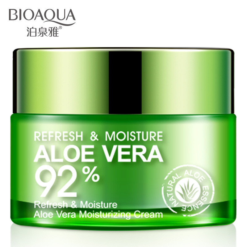 Best of BIOAQUA Aloe Vera Face Cream Moisturizing Deep Hydrating Day Cream Plant Essence Nourishing Refresh Skin Care Reviews & Tips