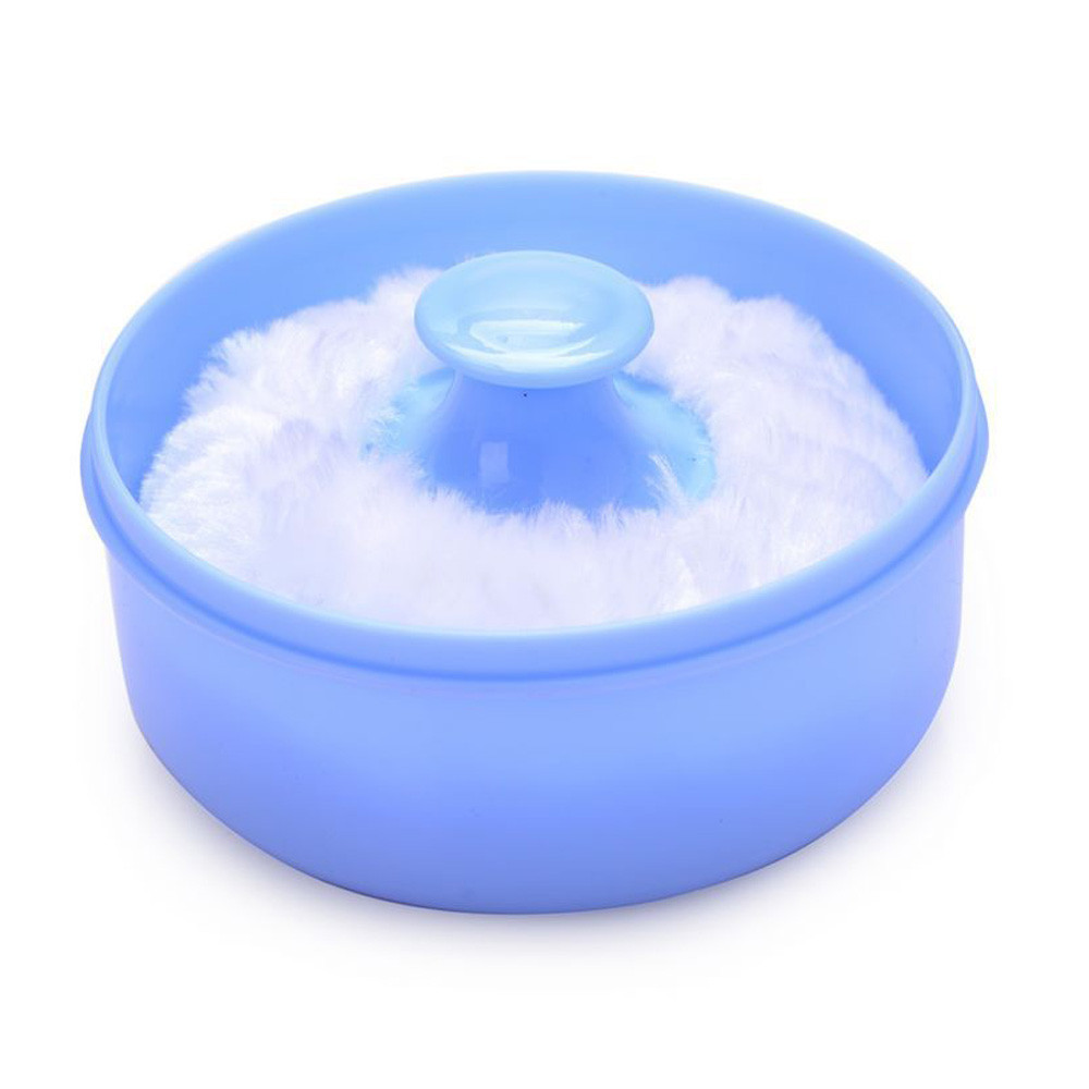 Best of New High Quality Baby Soft Face Body Cosmetic Powder Puff Talcum Powder Sponge Box Case Container 1PCS Wholesale Reviews & Tips - Image 4