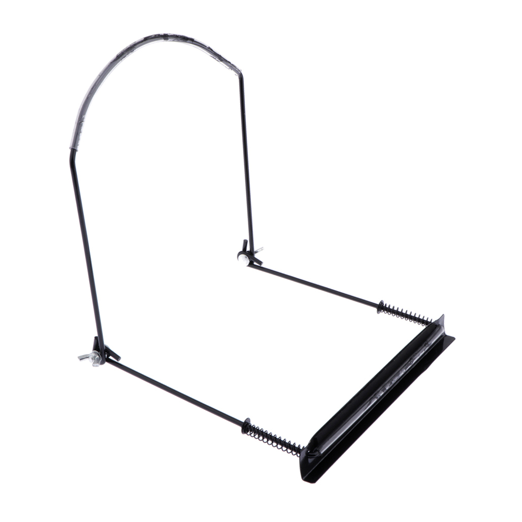 Harmonica Neck Holder Support for 24 16 10 Holes Harmonicas Accessory, Black