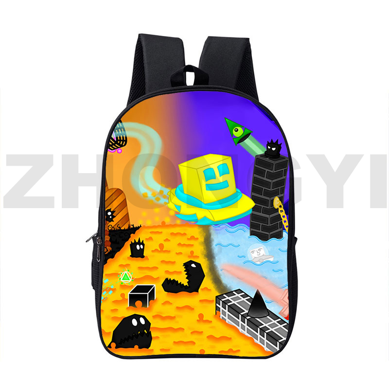 anime geometria traço mochilas para adolescentes da