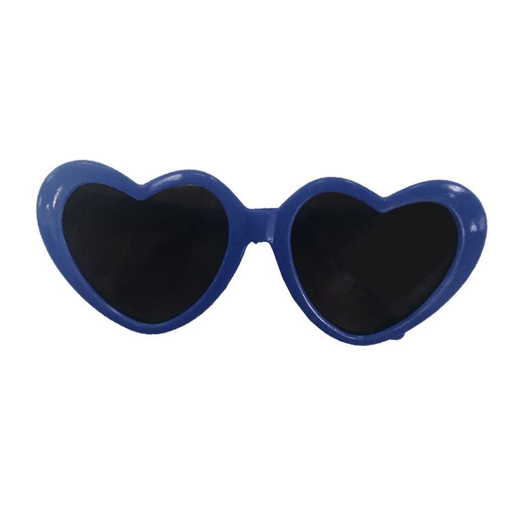 Pair of Heart Frame Eye Glasses Sunglasses for 18