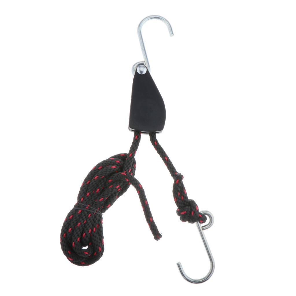 Rope Hanger Ratchet Kayak Canoe Bow and Stern Tie Downs Strap 136KG/300LBS 2.5M